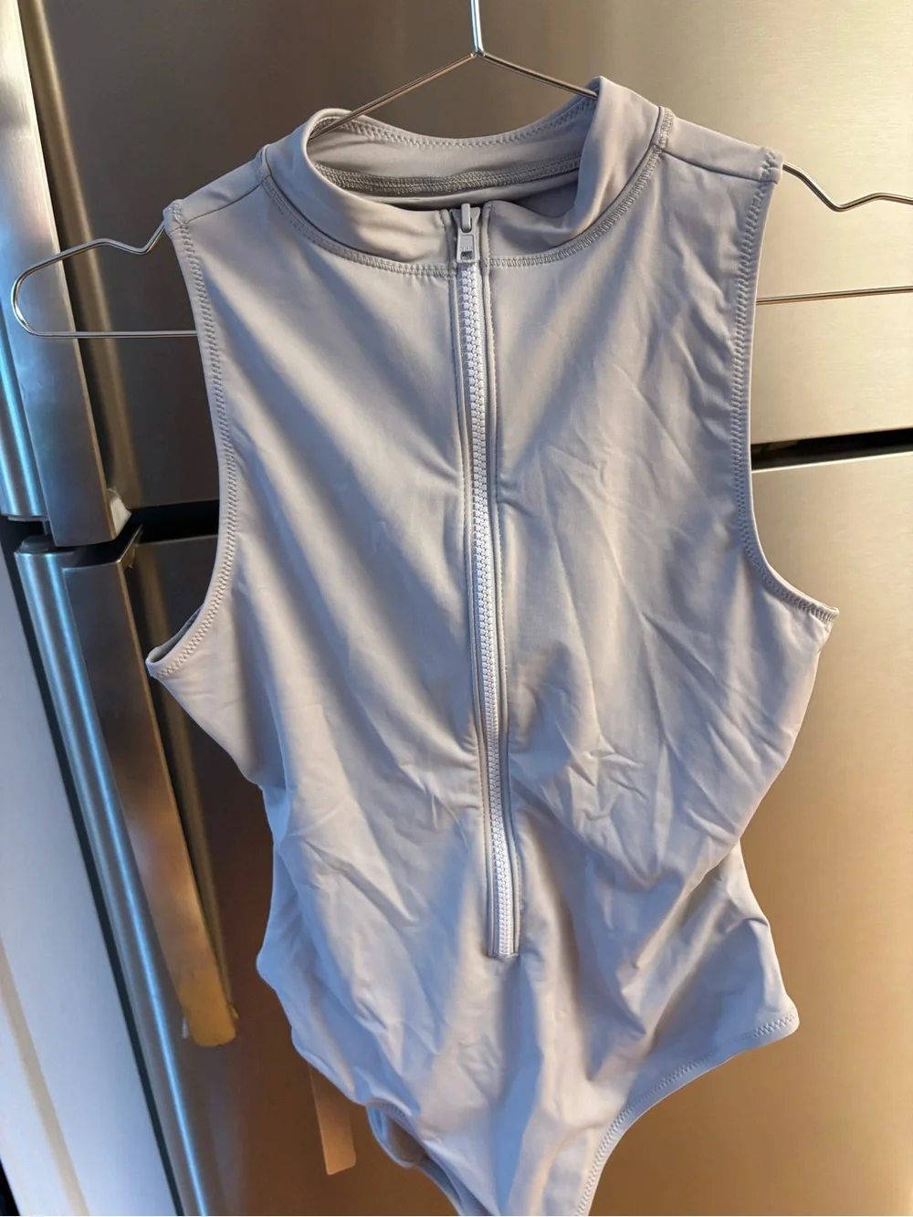 Skims swimsuit in chrome